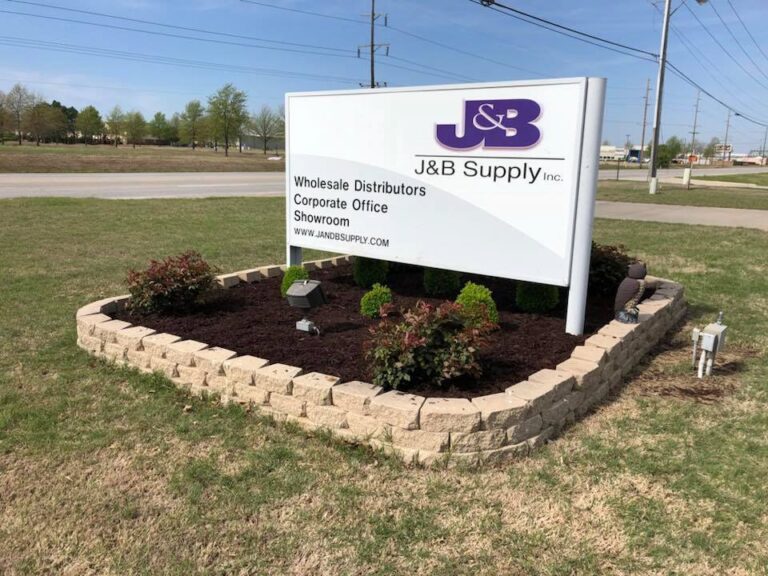 The exterior of J&B Supply headquarters in Fort Smith, AR.