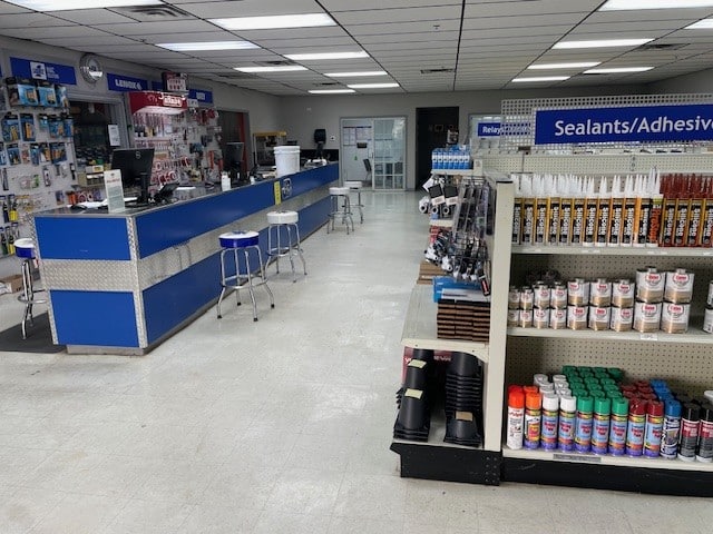 The interior of a J&B Supply showroom in Arkansas and Oklahoma.